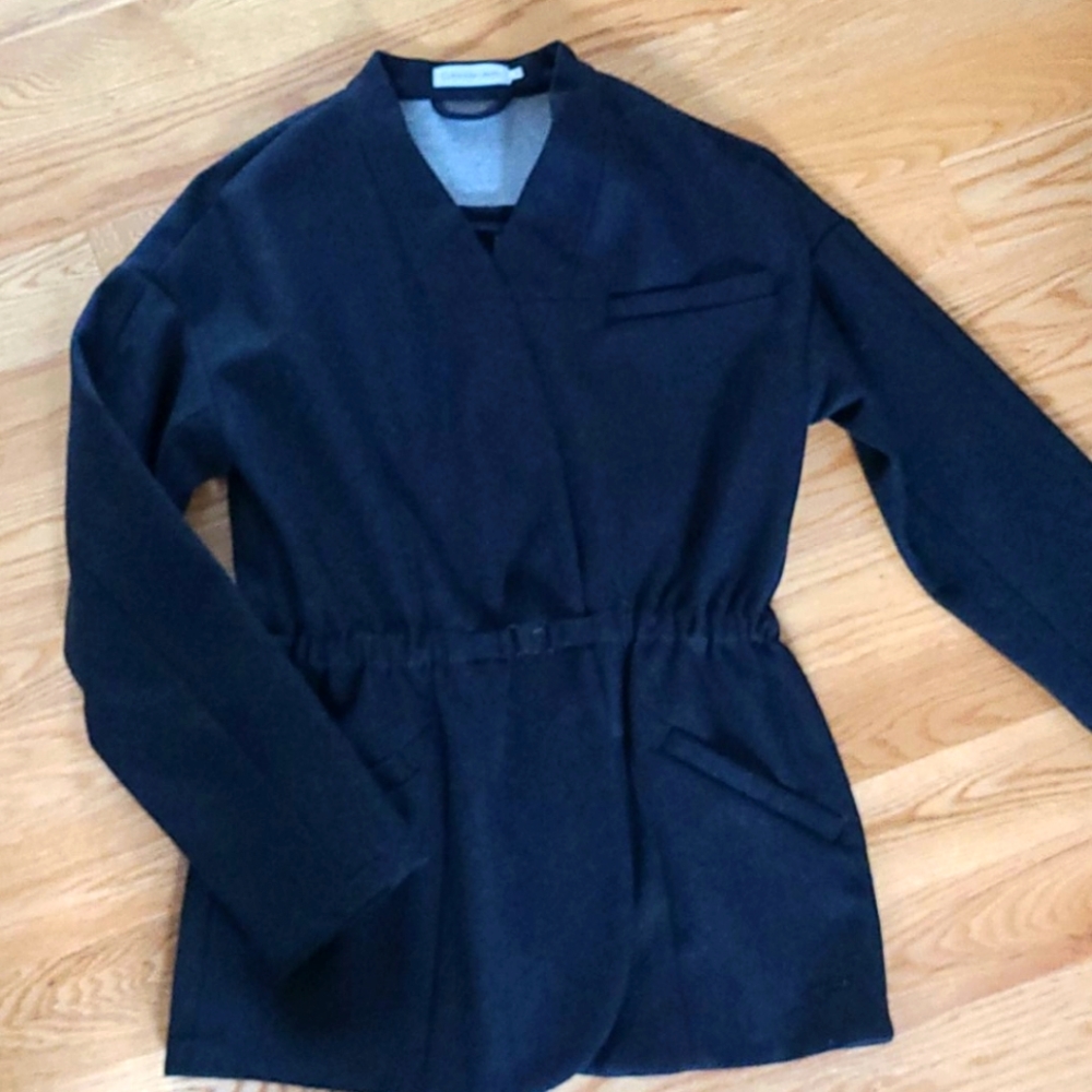 Calvin Klein cinched waist jacket